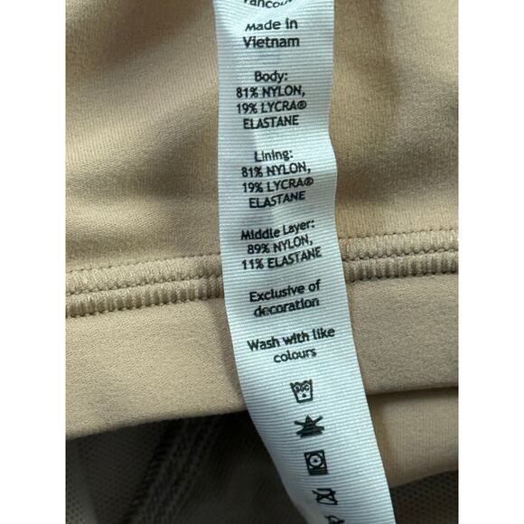 Lululemon Align Bodysuit Women Size 2 W1DY7S in CNTR Beige Nude NWT - Picture 12 of 16